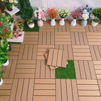 Waterproof Composite Decking Tiles – Interlocking Outdoor Terrace Boards