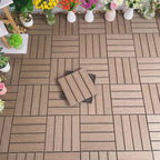 Waterproof Composite Decking Tiles – Interlocking Outdoor Terrace Boards