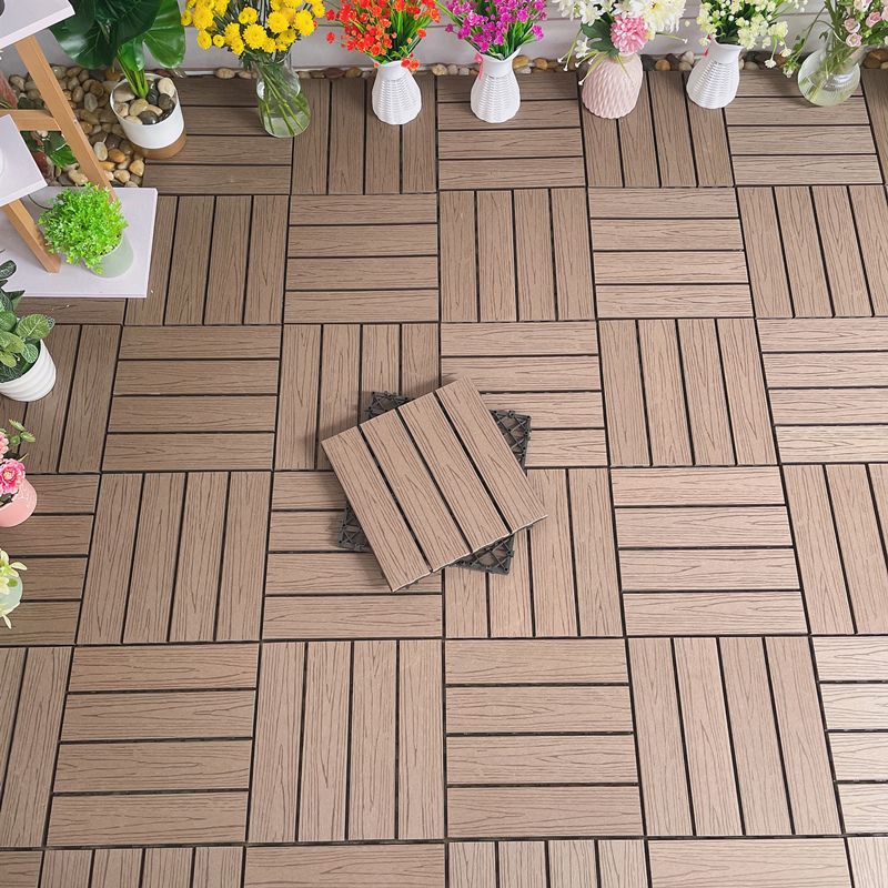 Waterproof Composite Decking Tiles – Interlocking Outdoor Terrace Boards