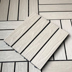 Waterproof Composite Decking Tiles – Interlocking Outdoor Terrace Boards