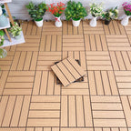 Waterproof Composite Decking Tiles – Interlocking Outdoor Terrace Boards