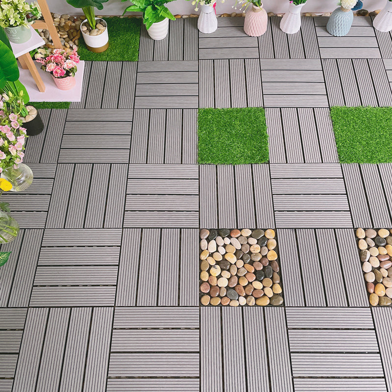 Waterproof Composite Decking Tiles – Interlocking Outdoor Terrace Boards
