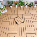 Waterproof Composite Decking Tiles – Interlocking Outdoor Terrace Boards