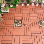 Waterproof Composite Decking Tiles – Interlocking Outdoor Terrace Boards