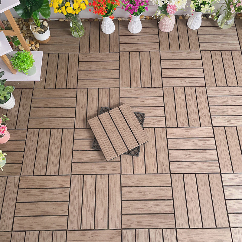 Waterproof Composite Decking Tiles – Interlocking Outdoor Terrace Boards