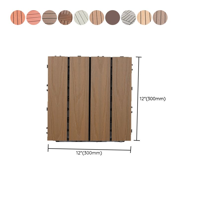 Waterproof Composite Decking Tiles – Interlocking Outdoor Terrace Boards