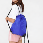 Waterproof drawstring backpack in Oxford fabric