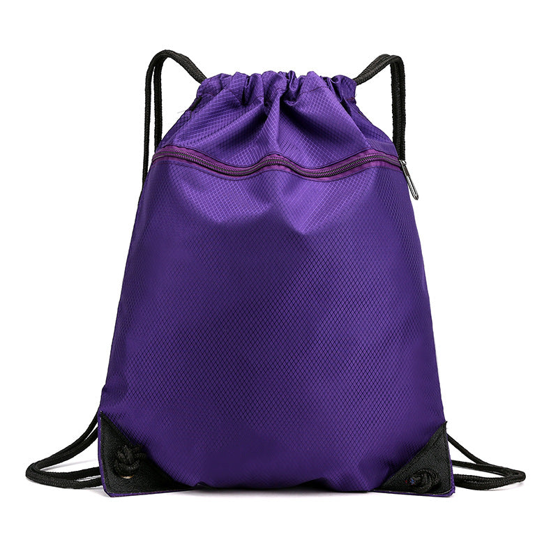 Waterproof drawstring backpack in Oxford fabric
