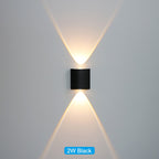 Waterproof LED wall light for indoor and outdoor use