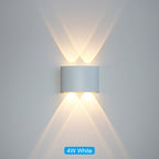 Waterproof LED wall light for indoor and outdoor use