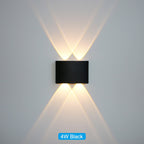 Waterproof LED wall light for indoor and outdoor use