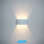 Waterproof LED wall light for indoor and outdoor use