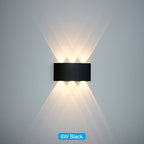 Waterproof LED wall light for indoor and outdoor use