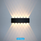 Waterproof LED wall light for indoor and outdoor use