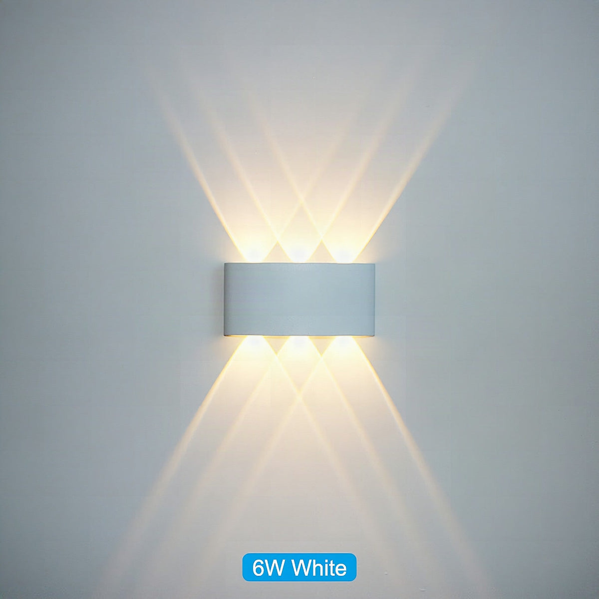 Waterproof LED wall light for indoor and outdoor use