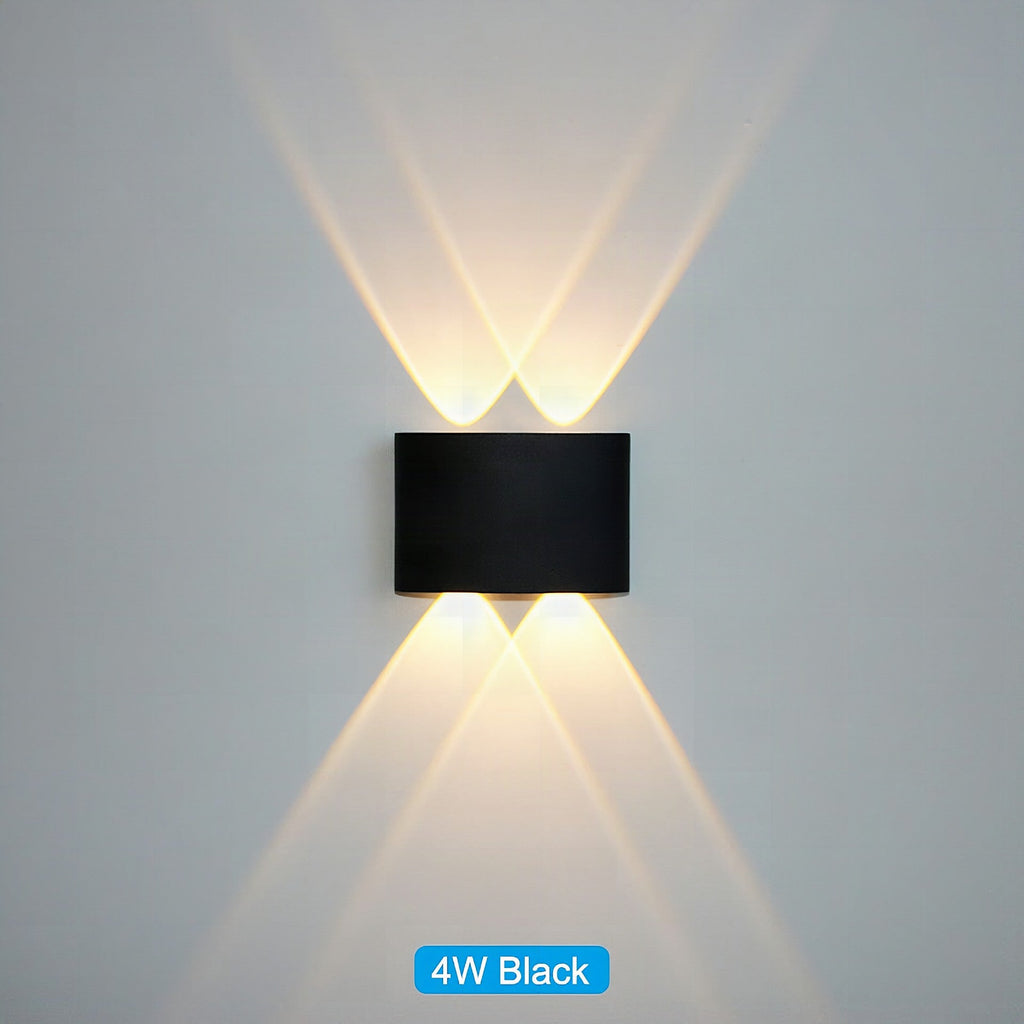 Waterproof LED wall light for indoor and outdoor use