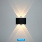 Waterproof LED wall light for indoor and outdoor use