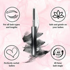 Waterproof Mascara | Instant Volume | Precision Brush No Clumps | IronEye
