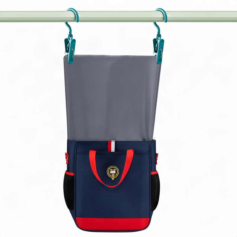 Waterproof shoulder bag with carry handle