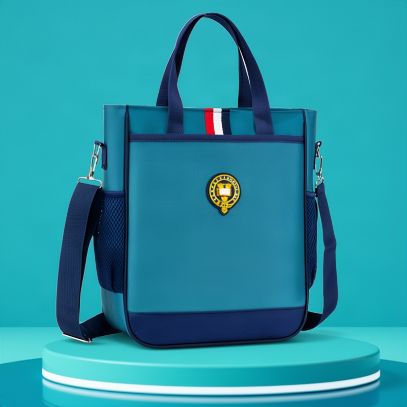 Waterproof shoulder bag with carry handle