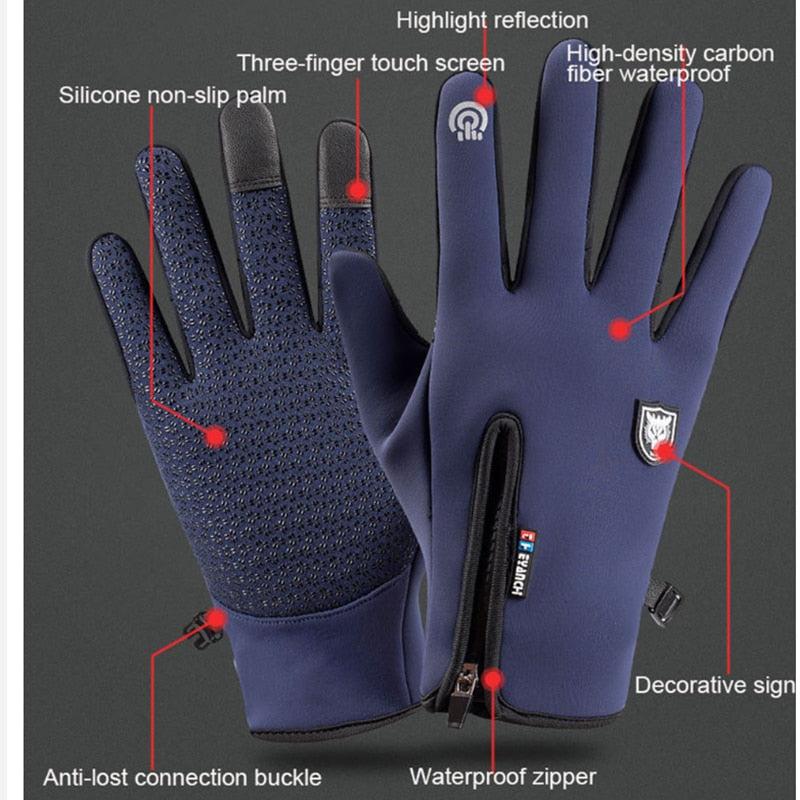 Boneroshop | Waterproof Thermal Gloves for Winter with Touchscreen Capability