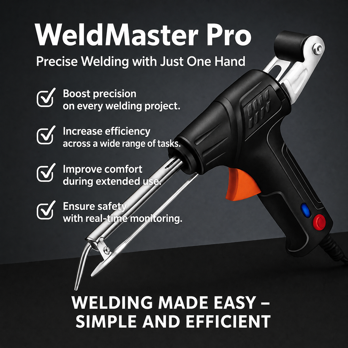 WeldMaster Pro – Precise Welding with One Hand