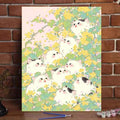 Whimsical Cat-Themed Paint by Numbers Art Kit