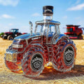 300 ml Whisky Decanter with Three-Dimensional Tractor Design – Elegant Whisky Set, Glass Bottle for Spirits