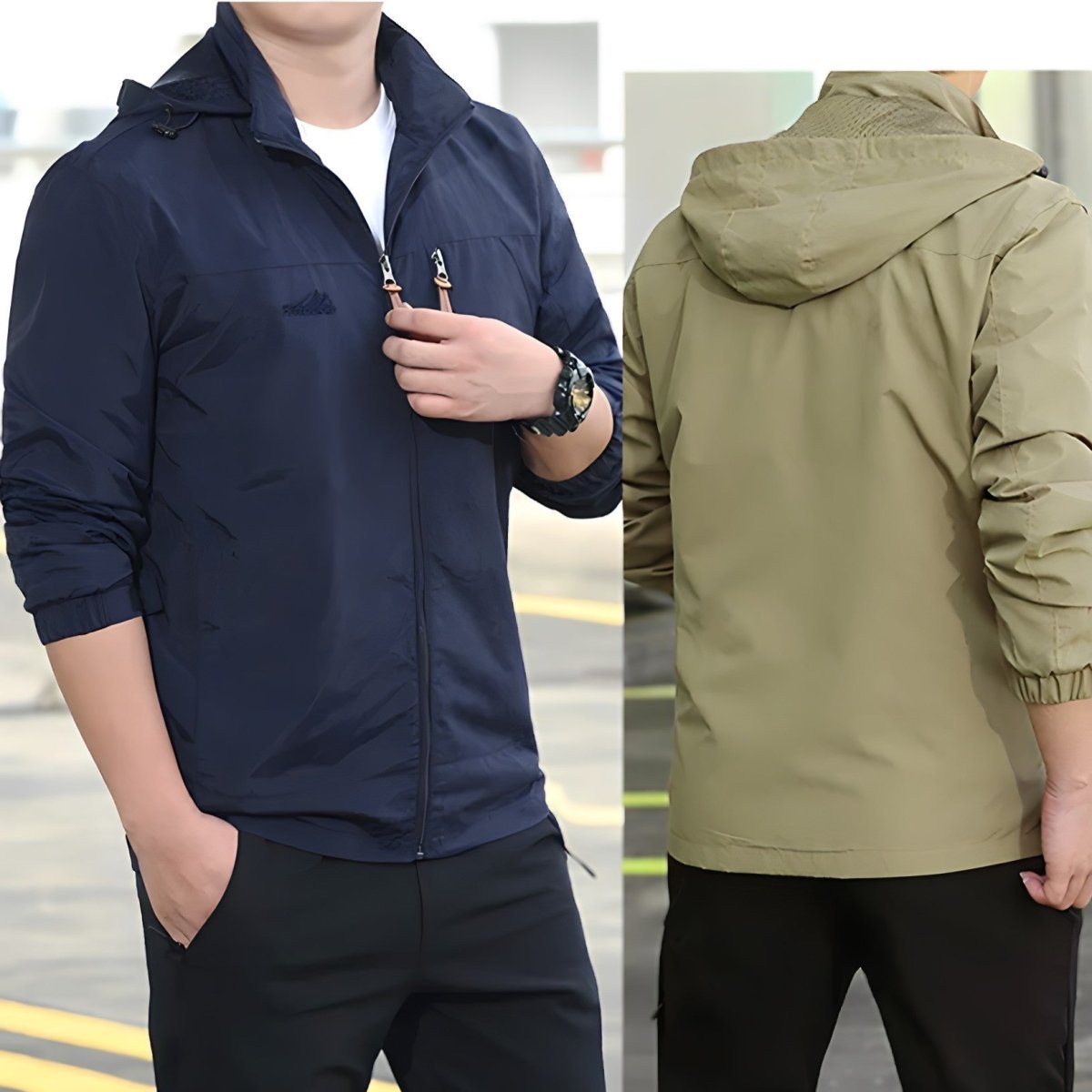 Windproof Jacket with DWR Treatment