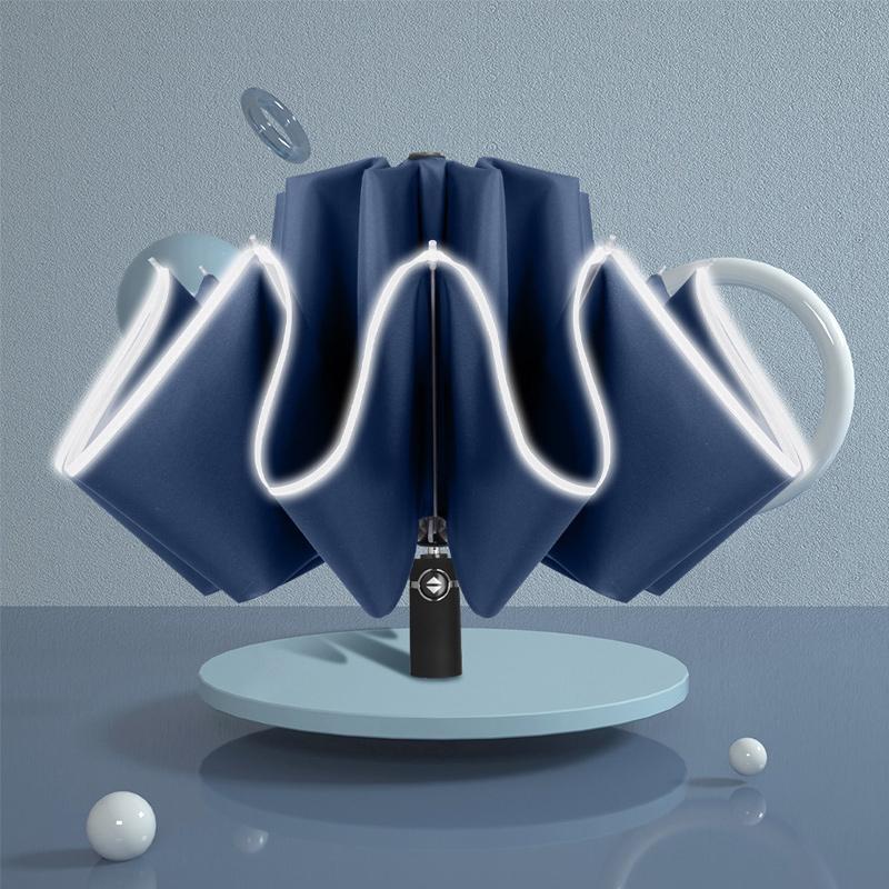 Windproof LED umbrella with automatic open/close