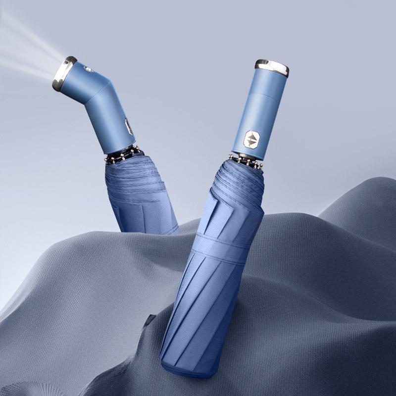 Windproof LED umbrella with automatic open/close