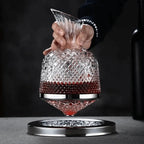 Wine Decanter | 360° Rotating Base & Crystal Glass | 1.5 Litres
