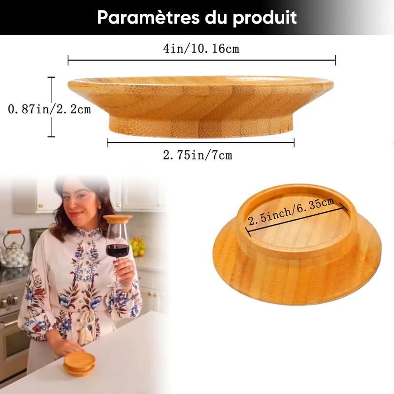 Wine glass charcuterie topper