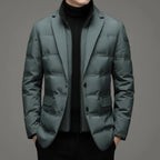 Winter Jacket Men Waterproof Softshell Business Casual Coat