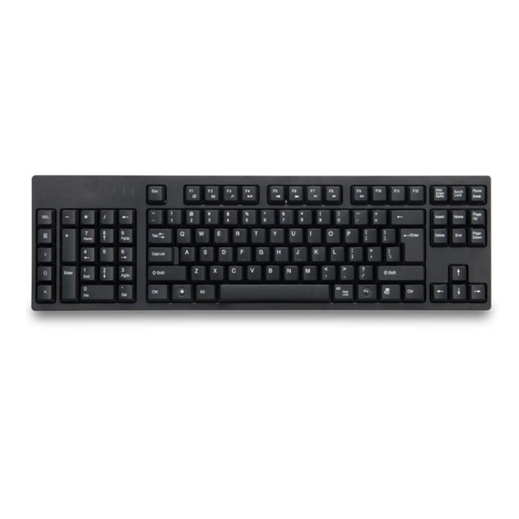 Wired USB Left-Handed Keyboard with Dual HUB Function – Black
