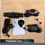 Wireless Car Dash Cam Front And Rear With Night Vision