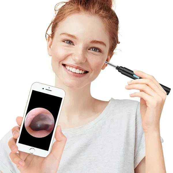 Wireless Ear Cleaning Camera Scope, 20x Magnification, Spoon Tip
