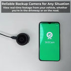 Wireless reversing camera for motorhome, magnetic camera for caravan and trailer, 720p waterproof