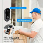 Wireless Smart Video Doorbell | No Subscription Needed | High Definition Camera Doorbell