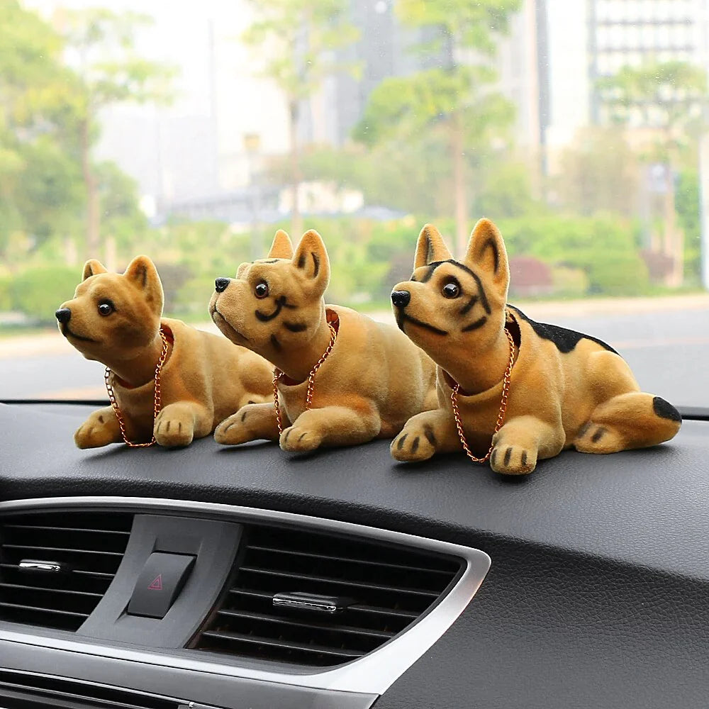 Wobbling Dog Car Dashboard Ornament