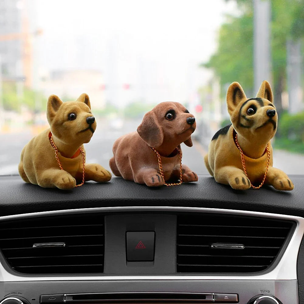 Wobbling Dog Car Dashboard Ornament