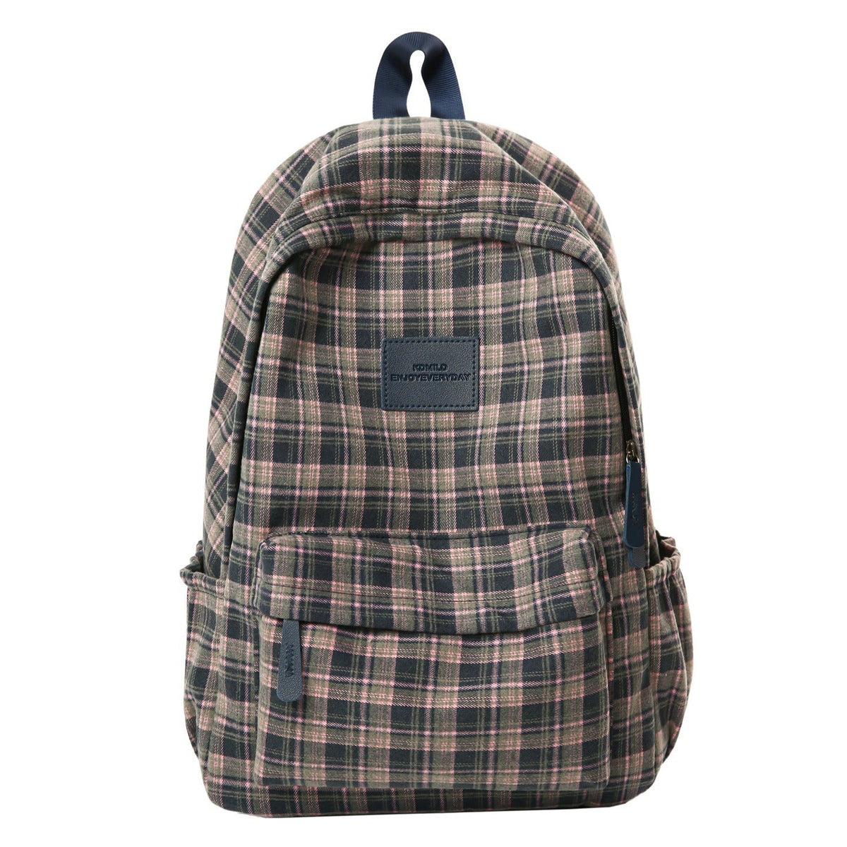 Checked Patterned Casual School Backpack Boneroshop