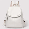 Women's Anti-Theft Leather Backpack for Travel & Daily Use