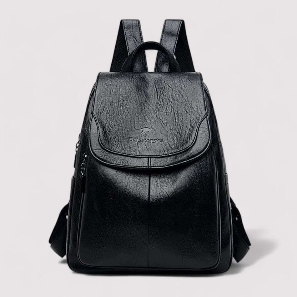 Women's Anti-Theft Leather Backpack for Travel & Daily Use