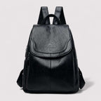 Women's Anti-Theft Leather Backpack for Travel & Daily Use