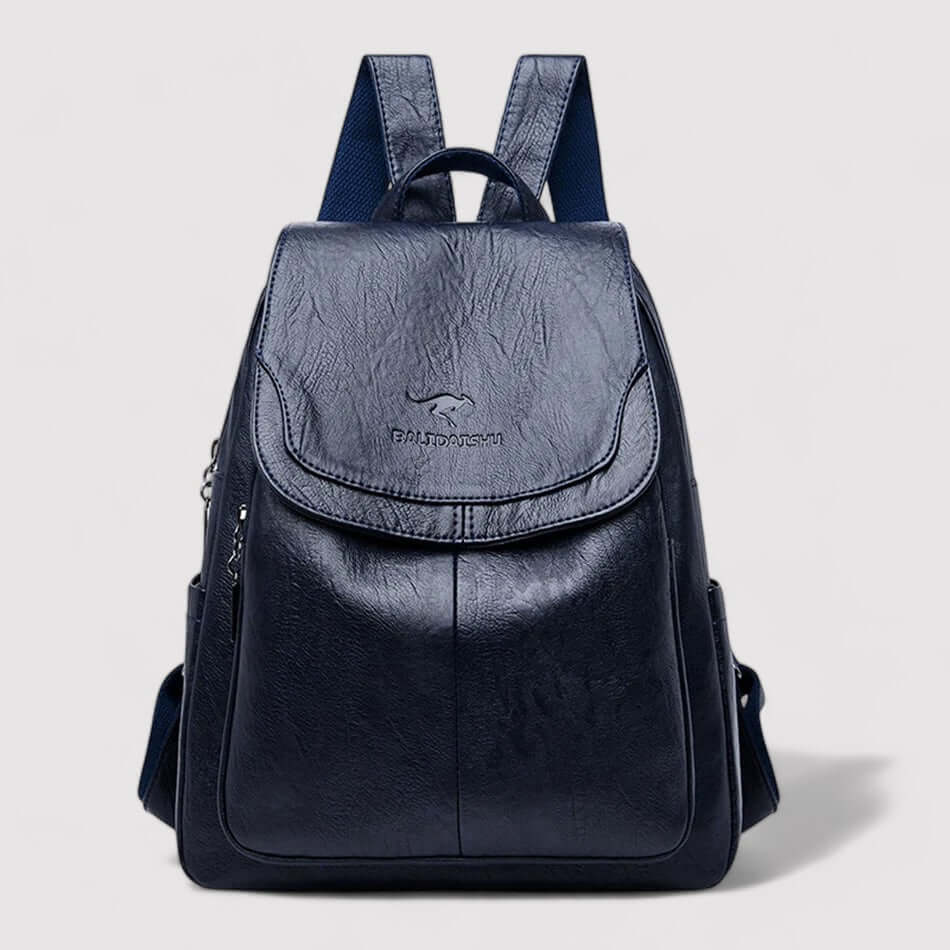 Women's Anti-Theft Leather Backpack for Travel & Daily Use