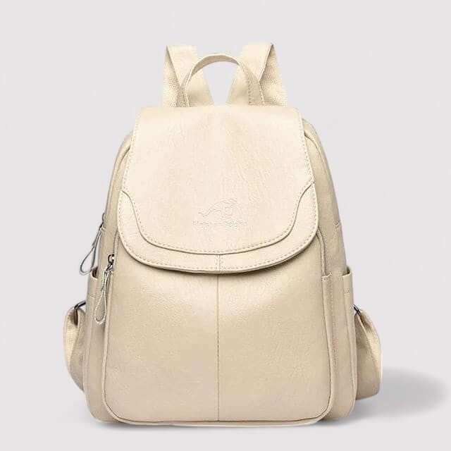 Women's Anti-Theft Leather Backpack for Travel & Daily Use