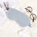 Women's Cosy Thermo Sleep Mask in Teddy Fleece with Adjustable Satin Band