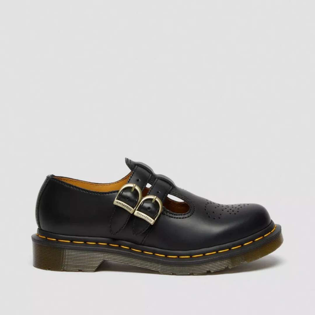 Women's Double Buckle Mary Jane Flats – Edgy & Comfortable Style