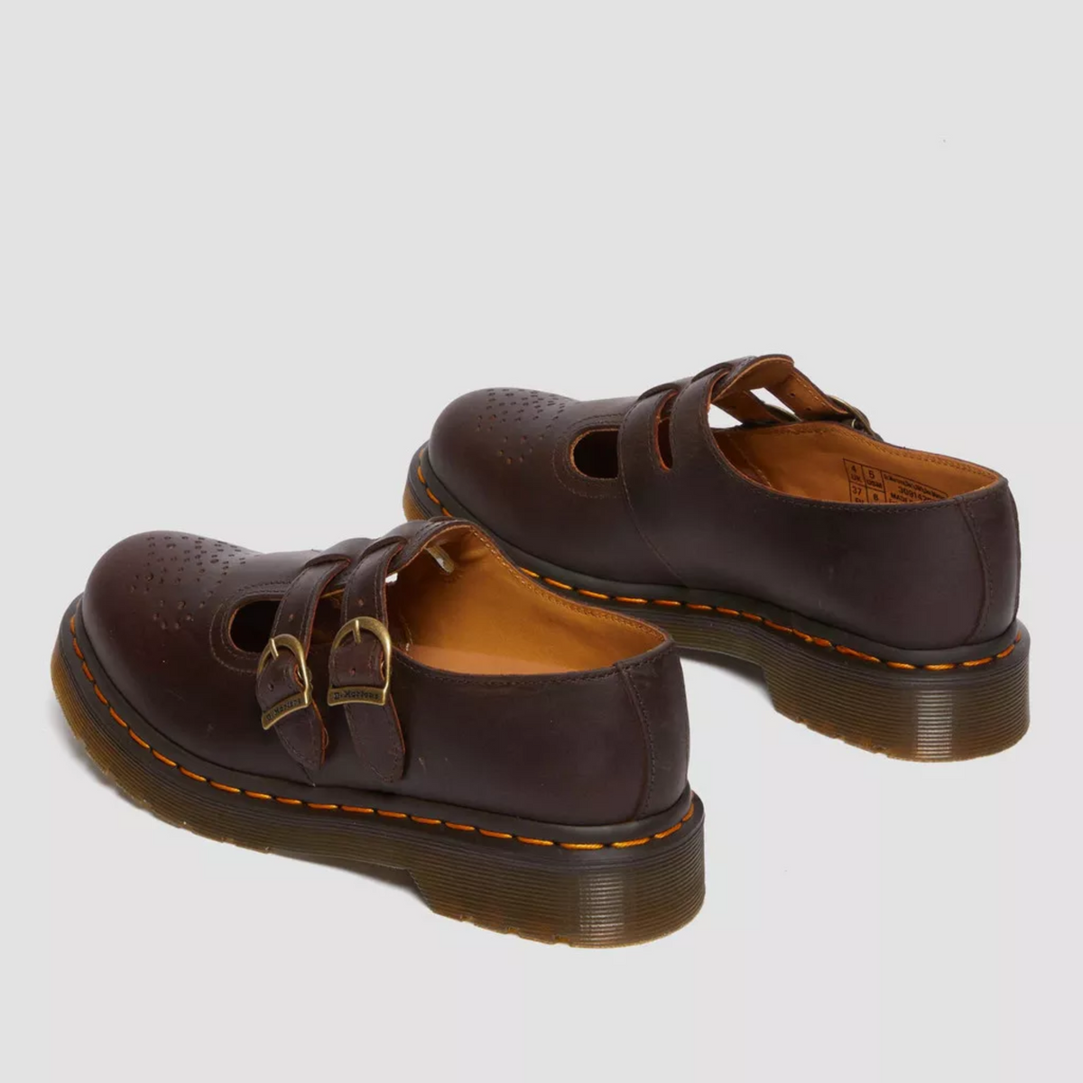 Women's Double Buckle Mary Jane Flats – Edgy & Comfortable Style